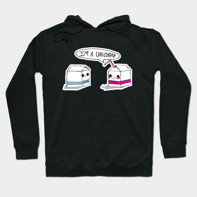 Unicorn Milk Cartons Hoodie by creativegraphics247